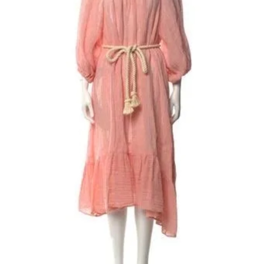 Lisa Marie Fernandez Laure Linen-Blend Maxi Dress